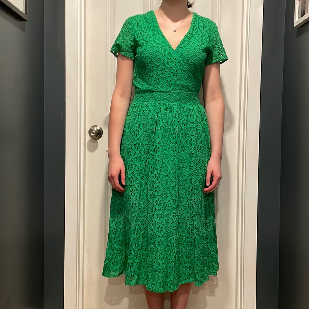 1901 green dress